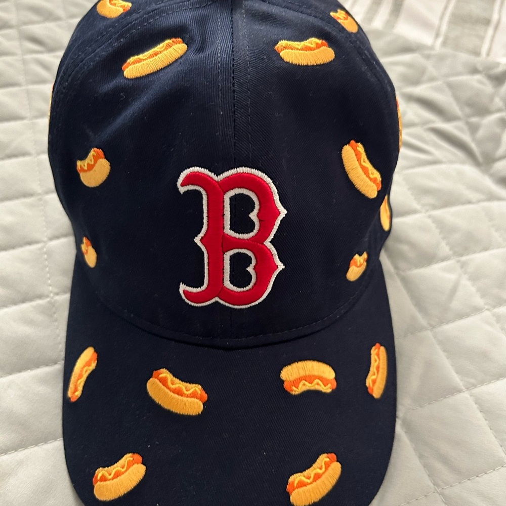 Boston Red Sox Navy Cap with Hot Dog Embroidery
